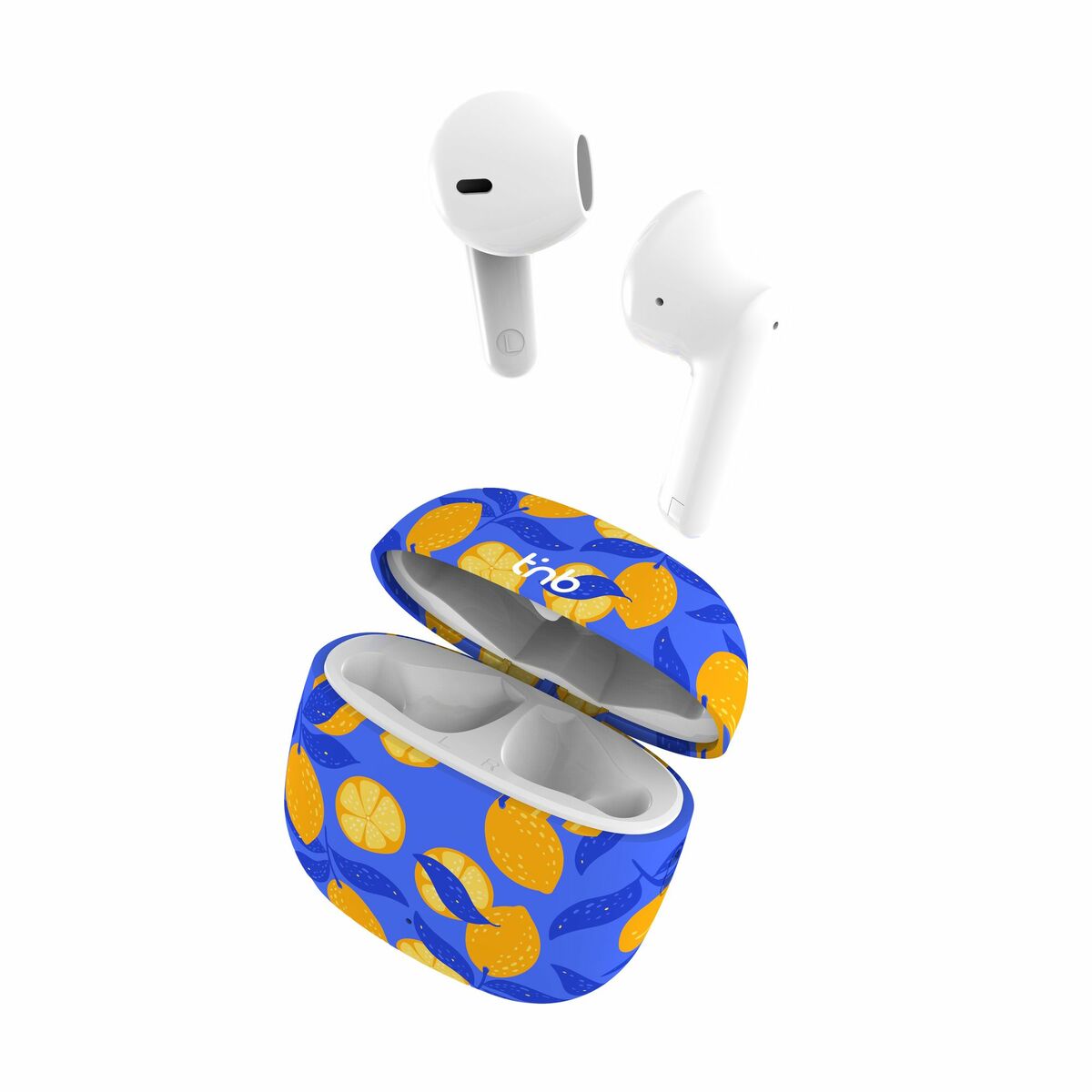 Wireless Earphones with Charging Case T'NB LEMON Yellow Blue