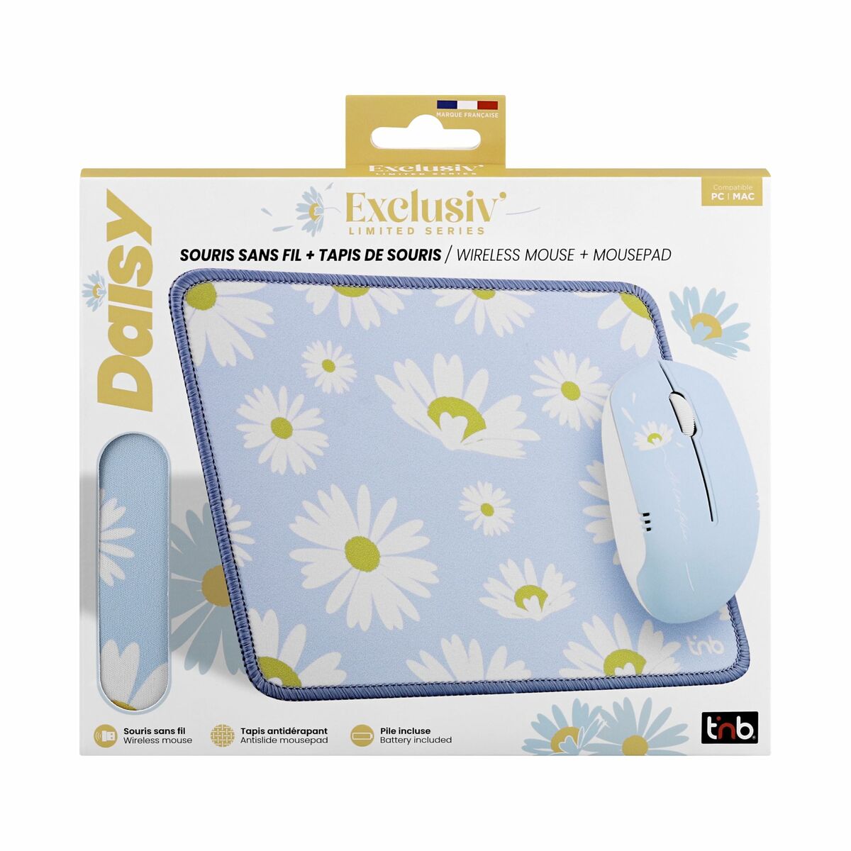 Gaming Mouse and Mat T'NB DAISY Blue