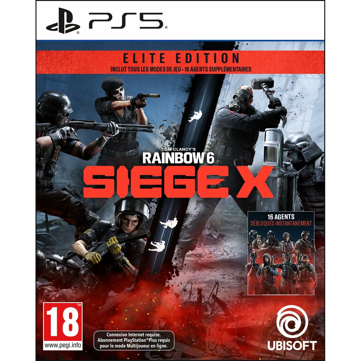 PlayStation 5 Video Game Ubisoft Rainbow 6 Siege X - Elite Edition