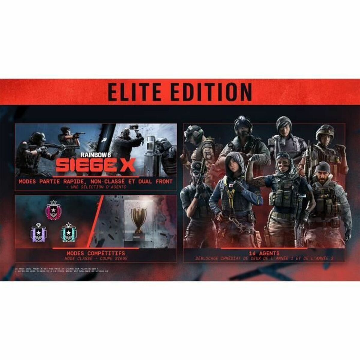 PlayStation 5 Video Game Ubisoft Rainbow 6 Siege X - Elite Edition