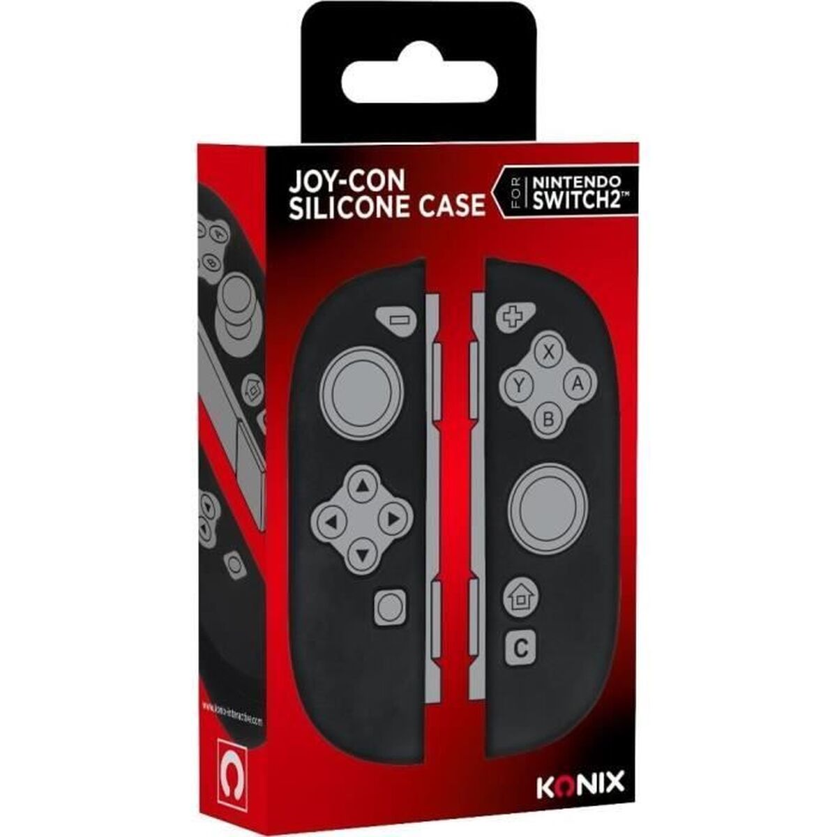 Protective Case KONIX Black Grey