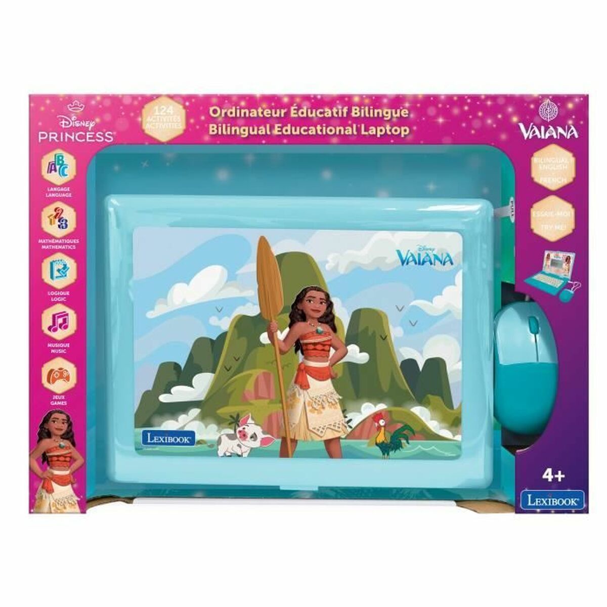 Educational game Lexibook Vaiana French English