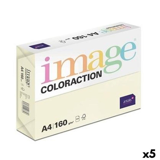 Printer Paper Image COLORACTION Cream A4 250 Sheets (5 Units)