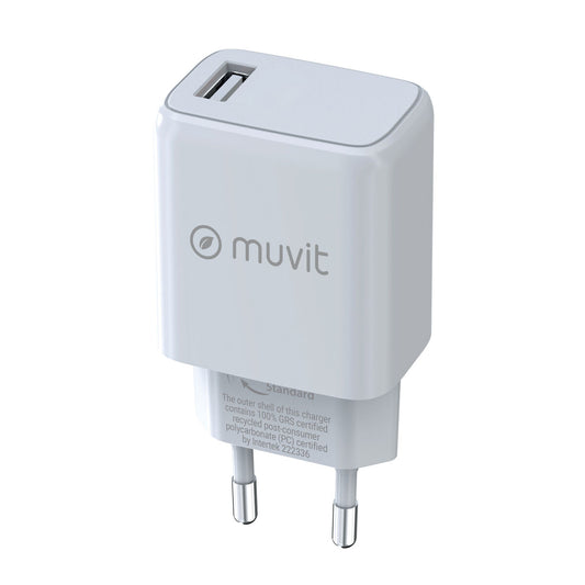 Wall Charger Muvit MCACC0002 White 12 W