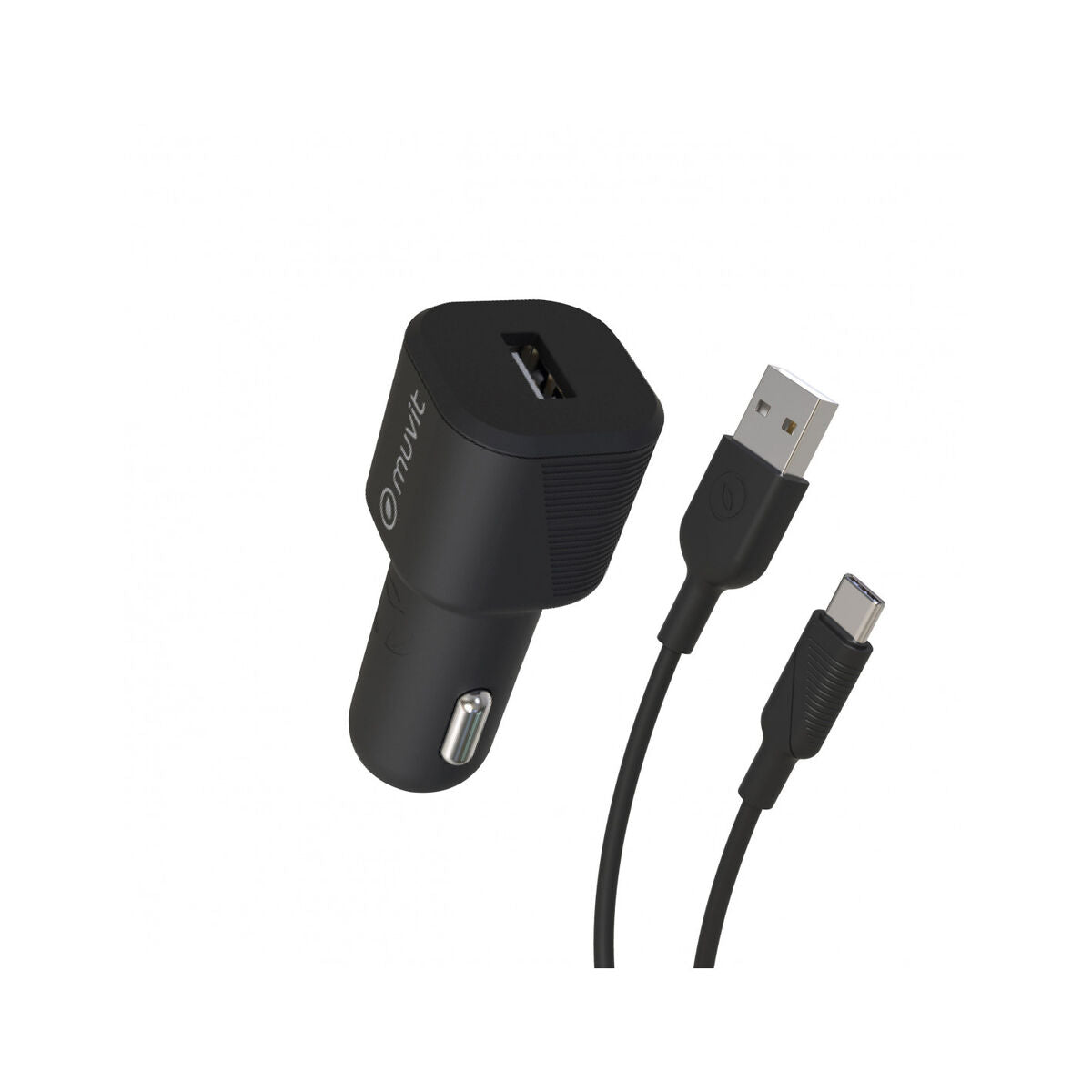 Electric car charger Muvit 1,2 m Black