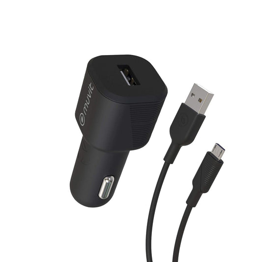 Electric car charger Muvit 1,2 m Black