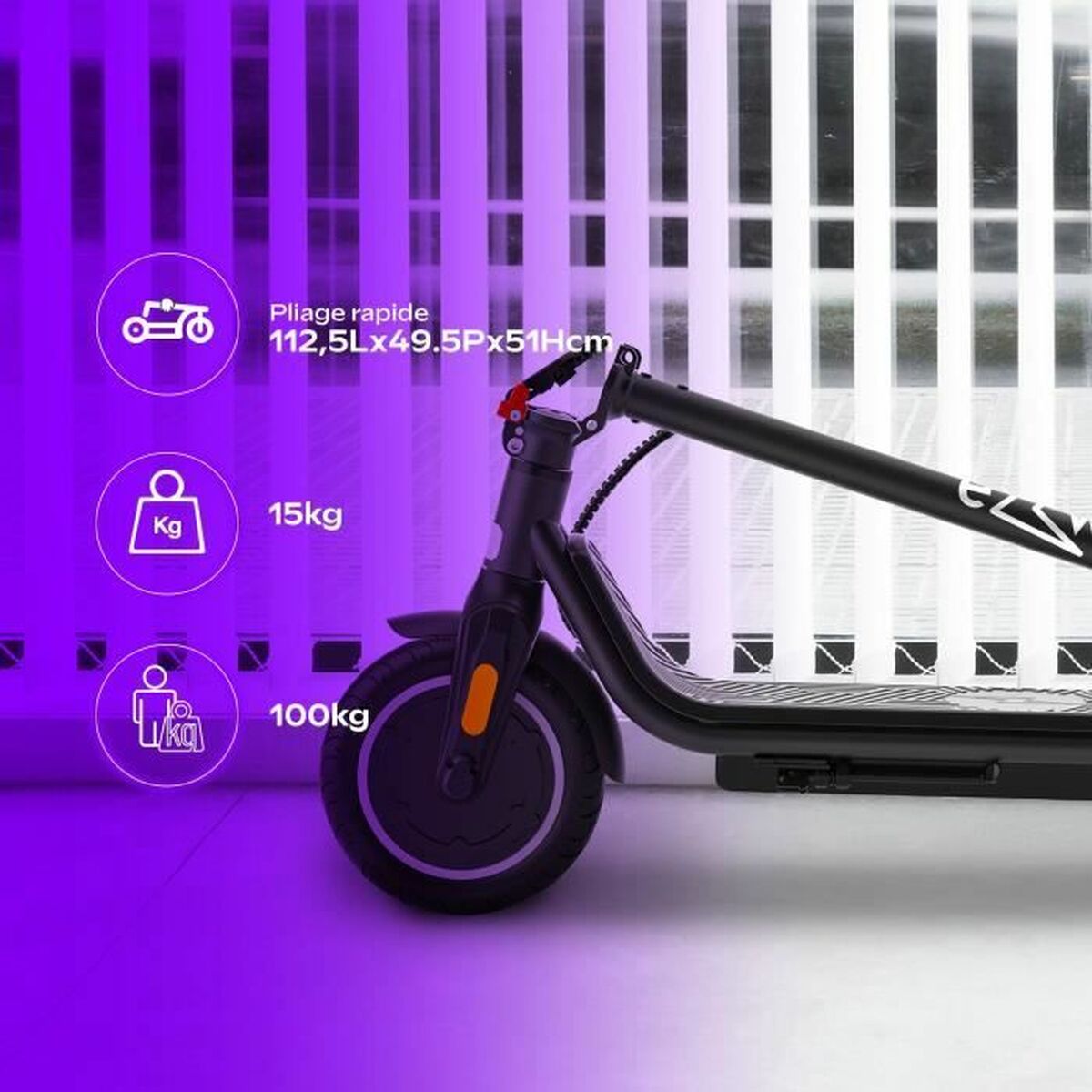 Electric Scooter EZWAY Black 450 W 25 km/h