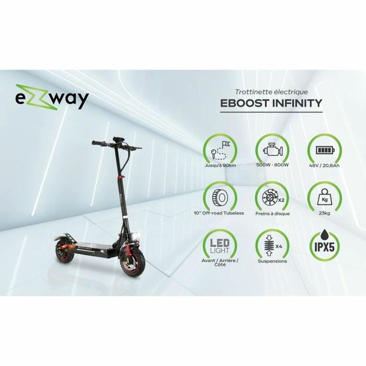 Electric Scooter EZWAY 800 W