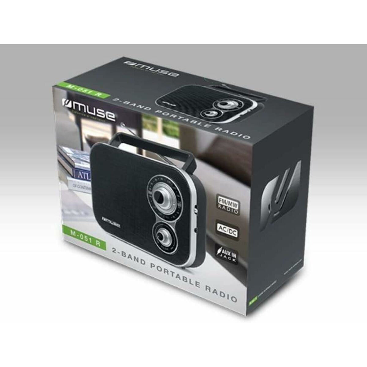 Radio Muse M051R NEGRO Black