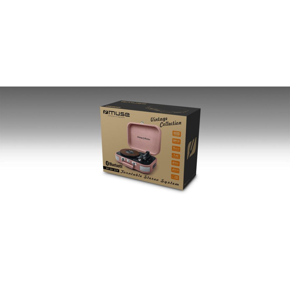 Record Player Muse MT201BTP