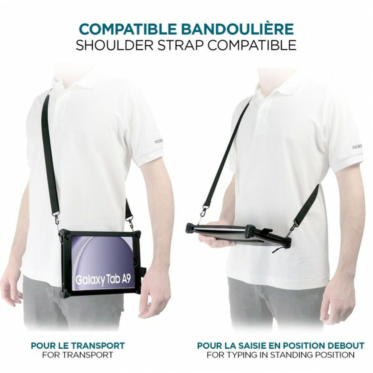 Tablet cover Mobilis 050063 Black