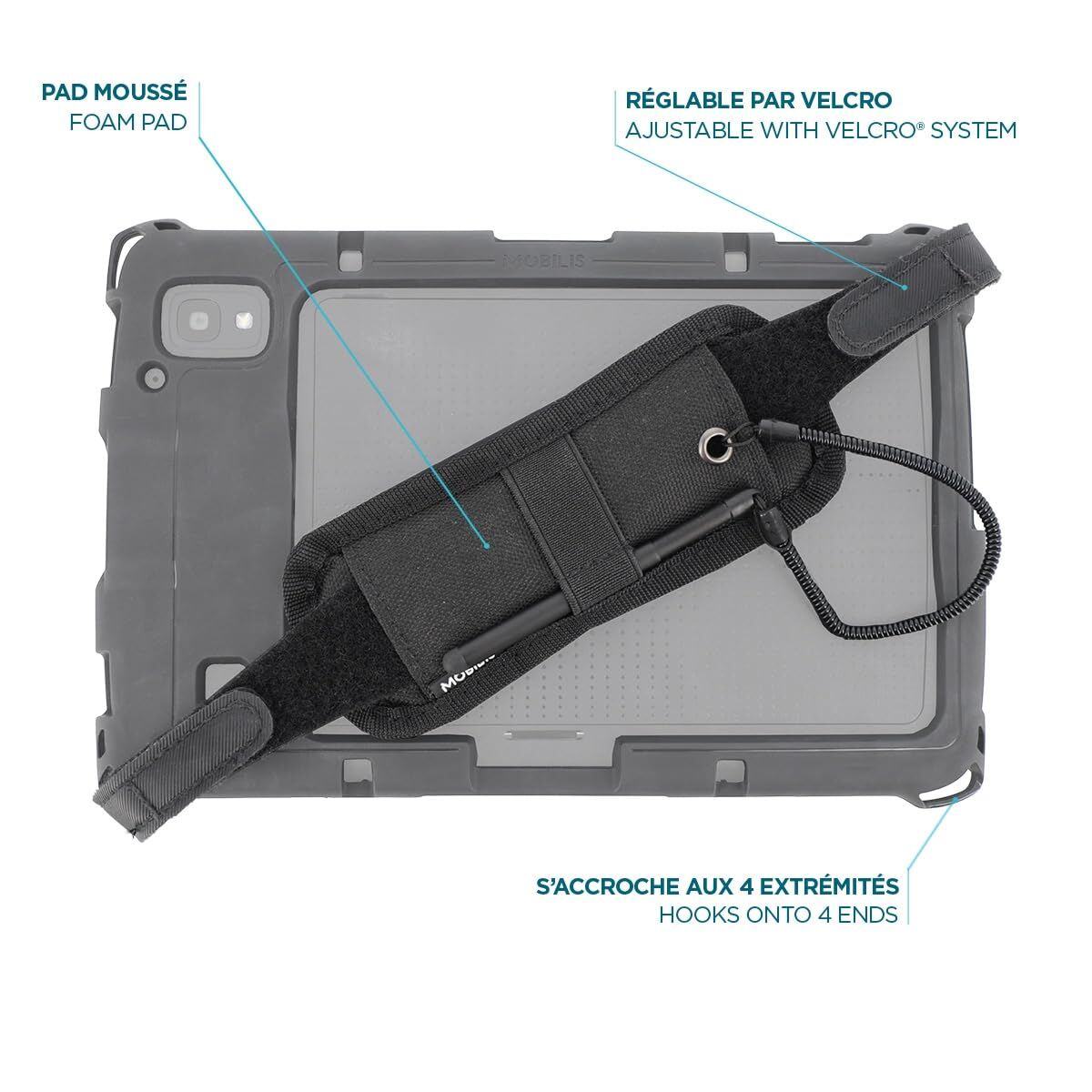 Case for Tablet and Keyboard Mobilis 001096