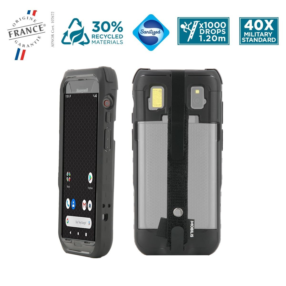 Mobile cover Mobilis PROTECH Black