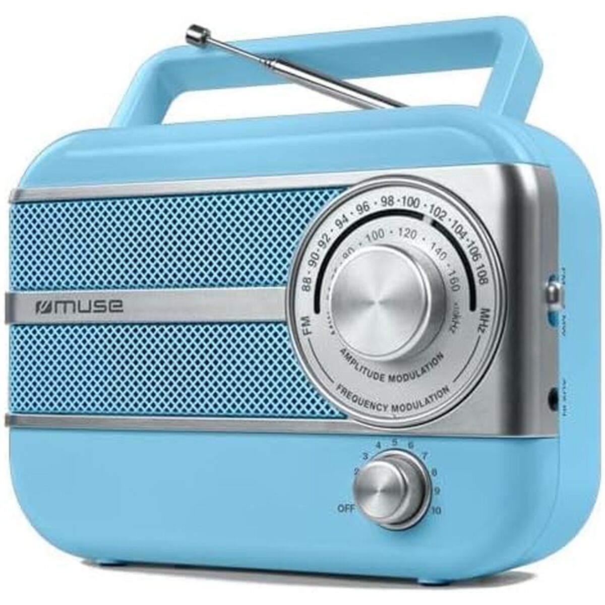 Radio Muse M056AG Blue AM/FM Retro