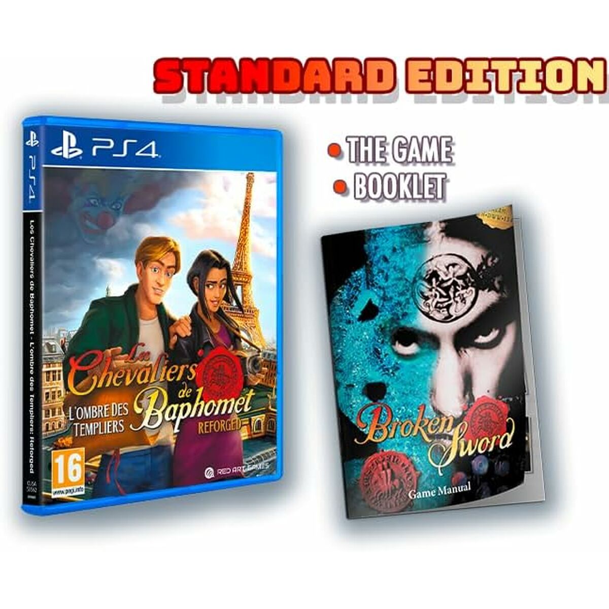 PlayStation 4 Video Game Just For Games LES CHEVALIERS DE BAPHOMET