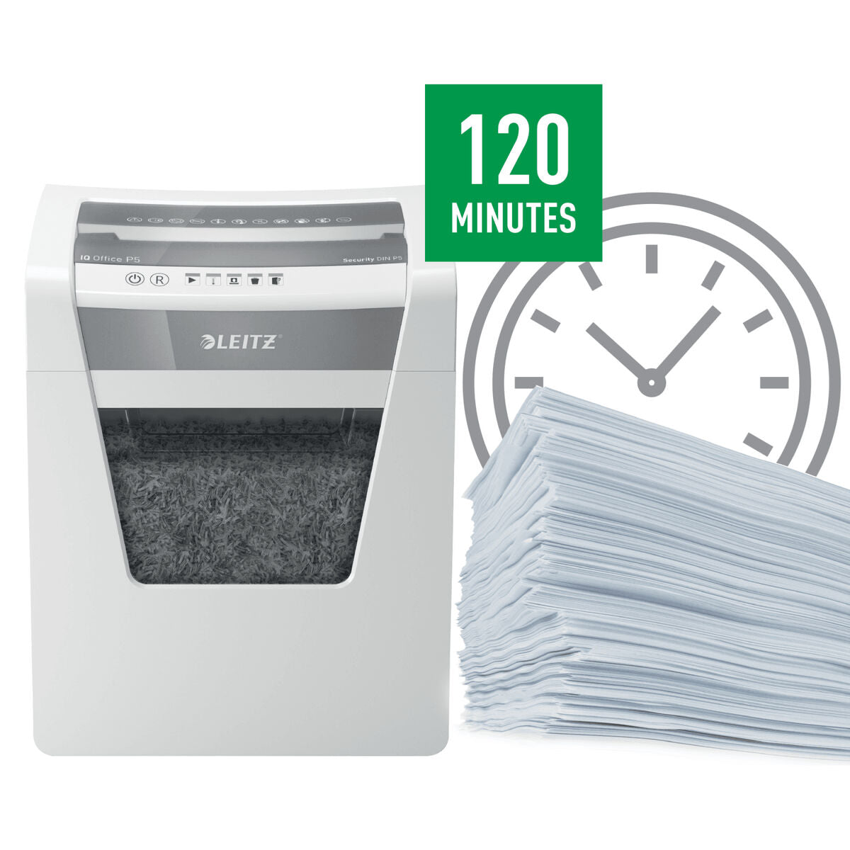 Micro-Cut Paper Shredder Leitz Office P5