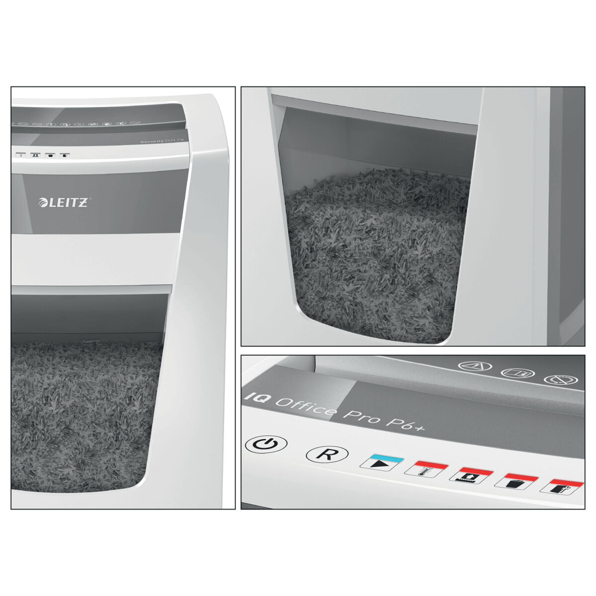 Micro-Cut Paper Shredder Leitz Office Pro P6+