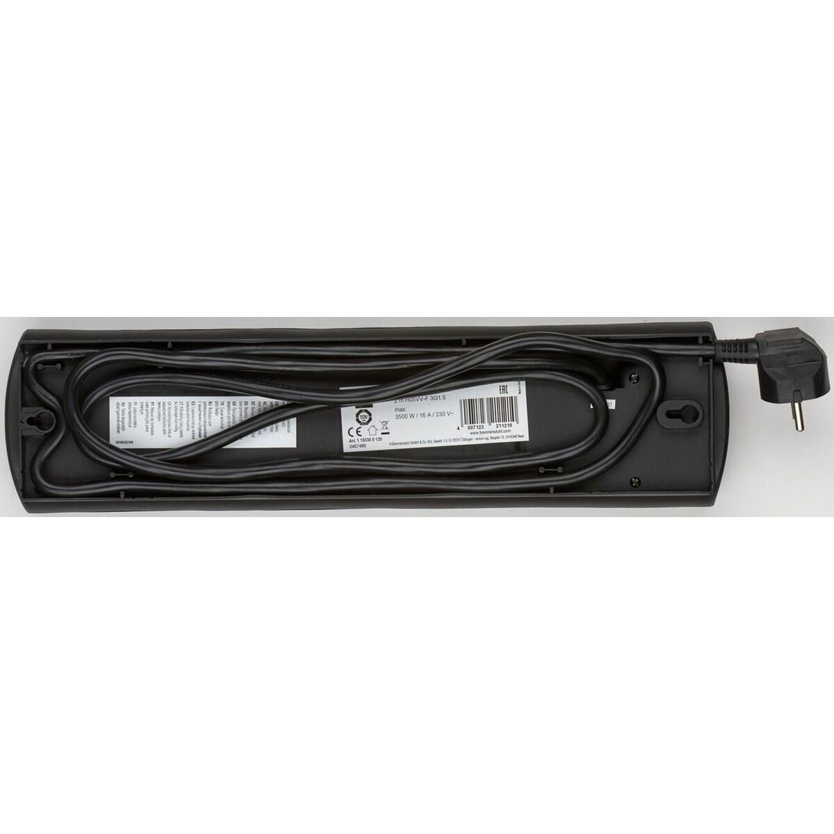 Schuko 10 Way Multi-socket Adapter Brennenstuhl Primera-Line 3600 W (2 m)