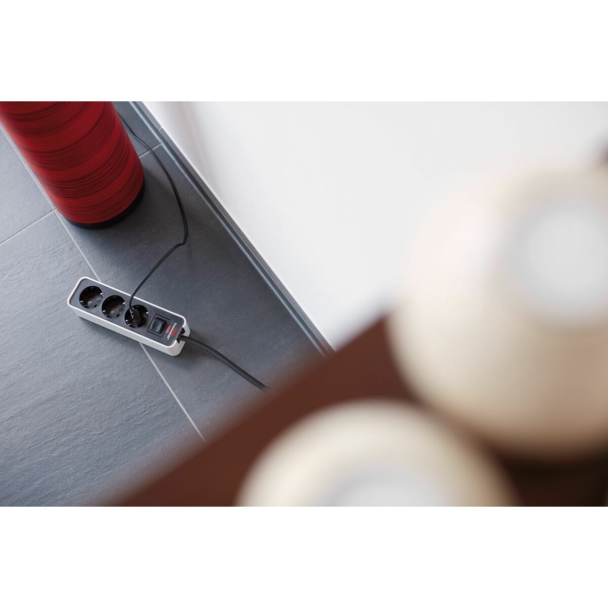 3-socket plugboard with power switch Brennenstuhl Ecolor 3600 W (1,5 m)