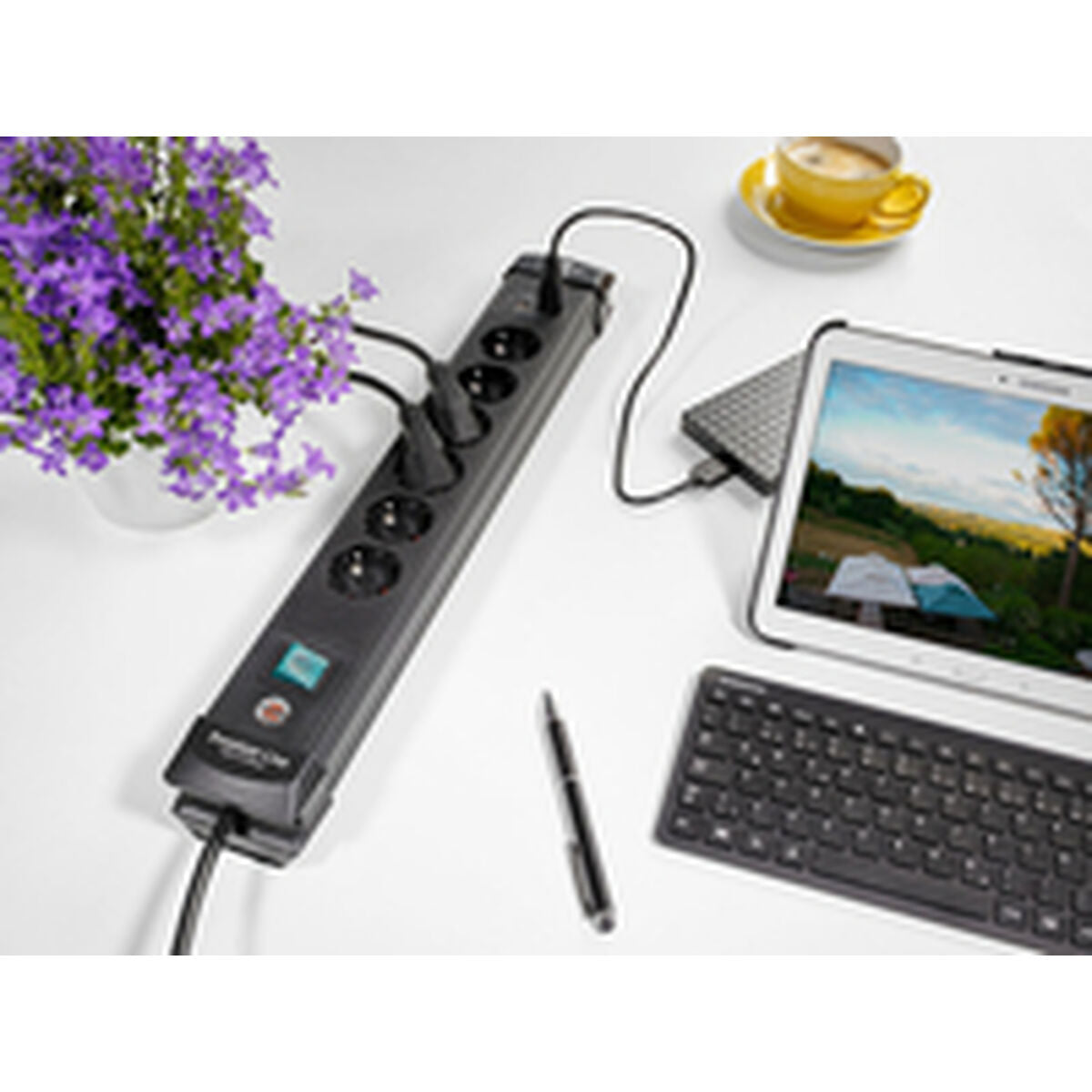 Power Socket - 6 Sockets with Switch Brennenstuhl Premium-Line 3600 W (3 m)