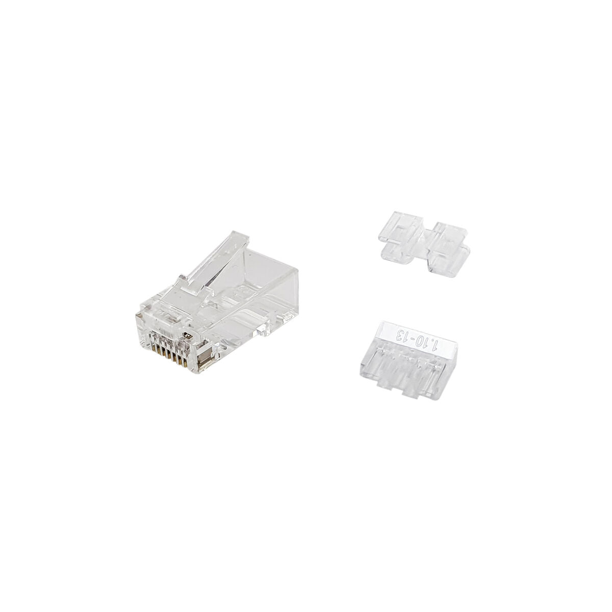 Category 6 UTP RJ45 Connector Equip 121146 Transparent 100 Units