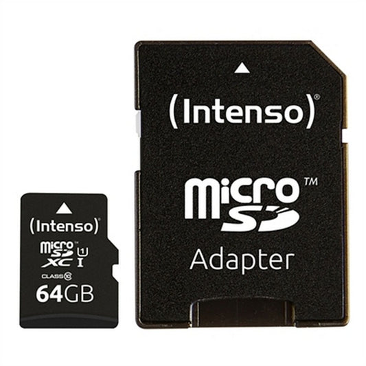 Micro SD Memory Card with Adaptor INTENSO 34234 UHS-I XC Premium