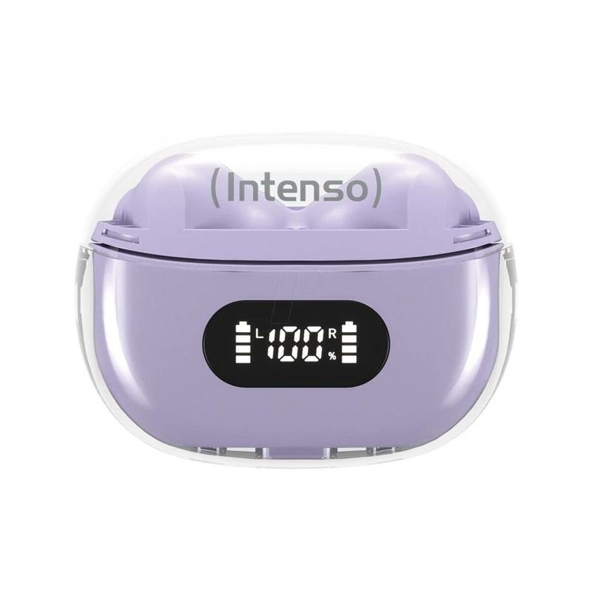 Headphones with Microphone INTENSO Buds Plus Purple