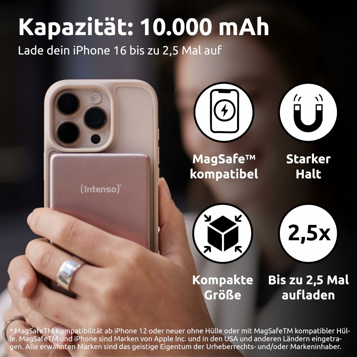 Powerbank INTENSO MW10000 10000 mAh Pink