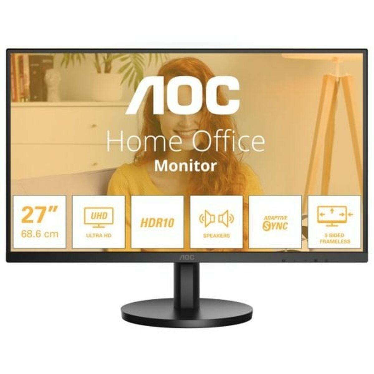 Gaming Monitor AOC U27B3A 27" 4K Ultra HD