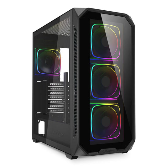 ATX Semi-tower Box Sharkoon AK5G RGB Black