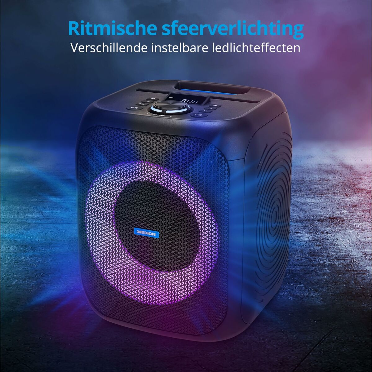 Portable Bluetooth Speakers Medion Black 50 W