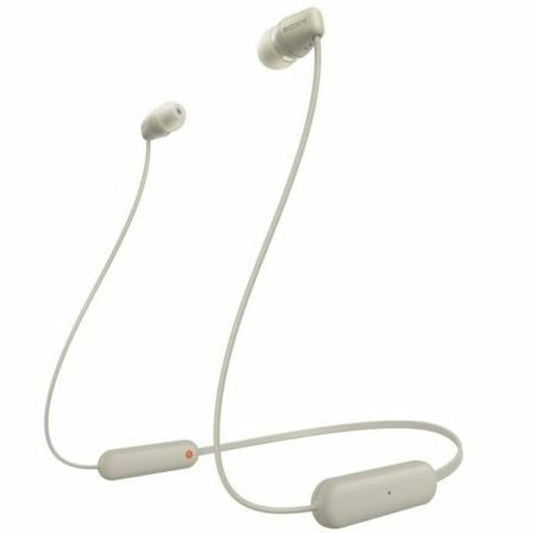 Bluetooth Headphones Sony WI-C100 Beige