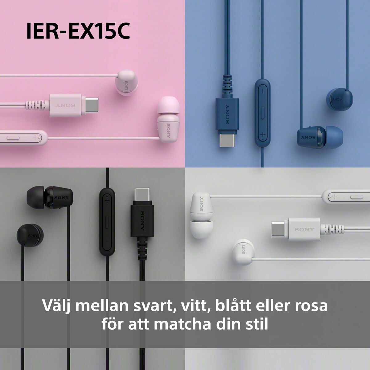 Headphones Sony IEREX15CB
