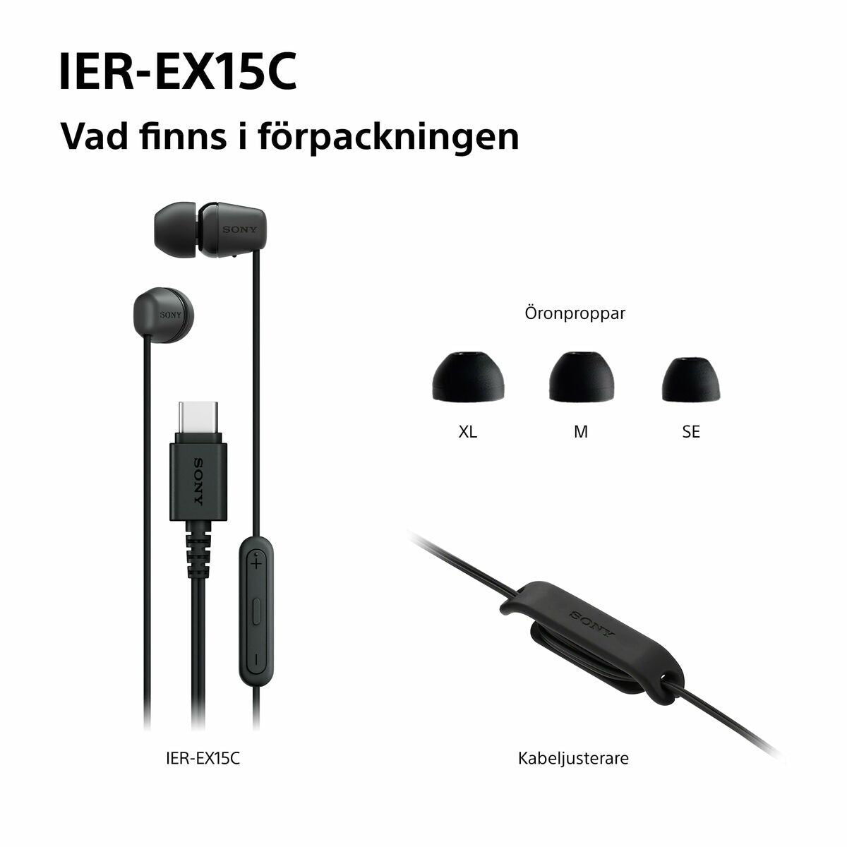 Headphones Sony IEREX15CL