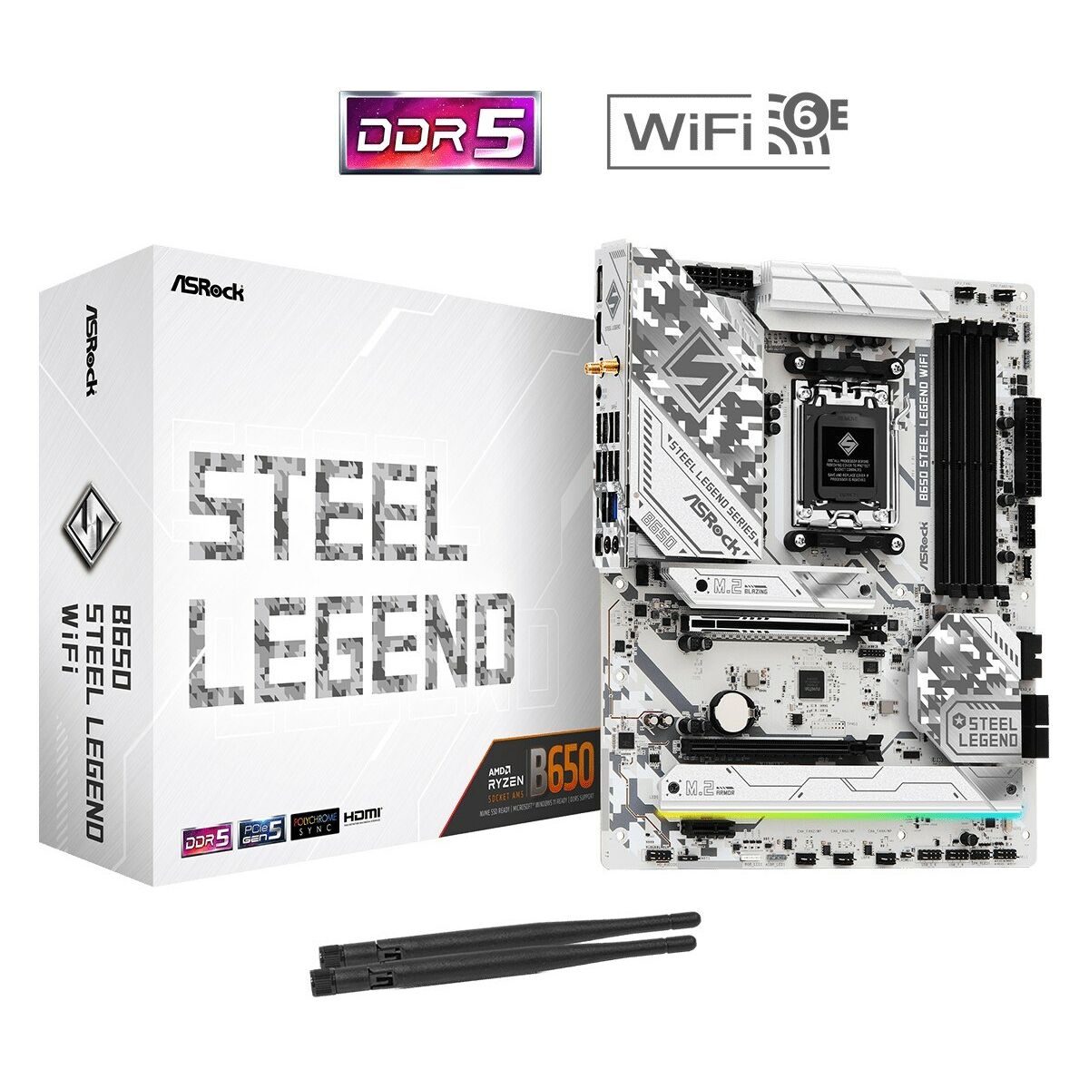 Motherboard ASRock B650 STEEL LEGEND WIFI AMD B650 AMD AM5