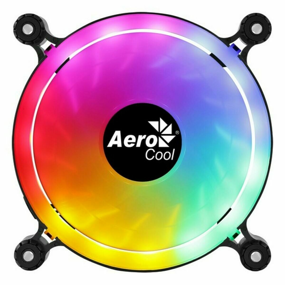 Box Ventilator Aerocool Spectro 12 FRGB 1000rpm (Ø 12 cm) RGB Ø 12 cm (1 Unit)