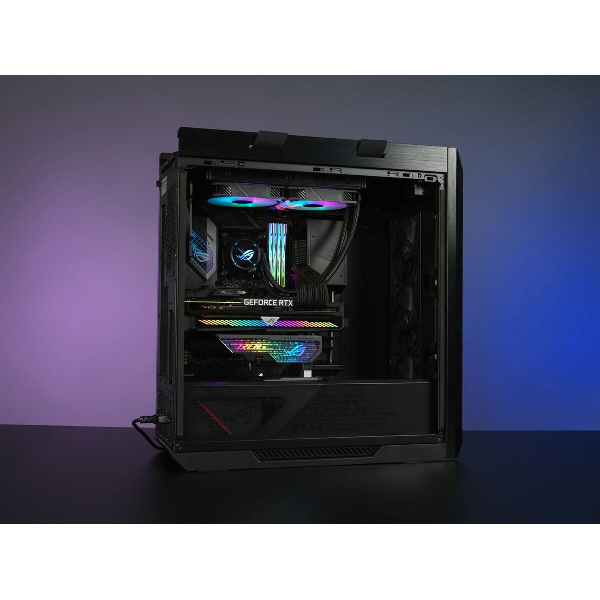 Charging base Asus ROG Herculx Graphics Card Holder Black Grey 50 W