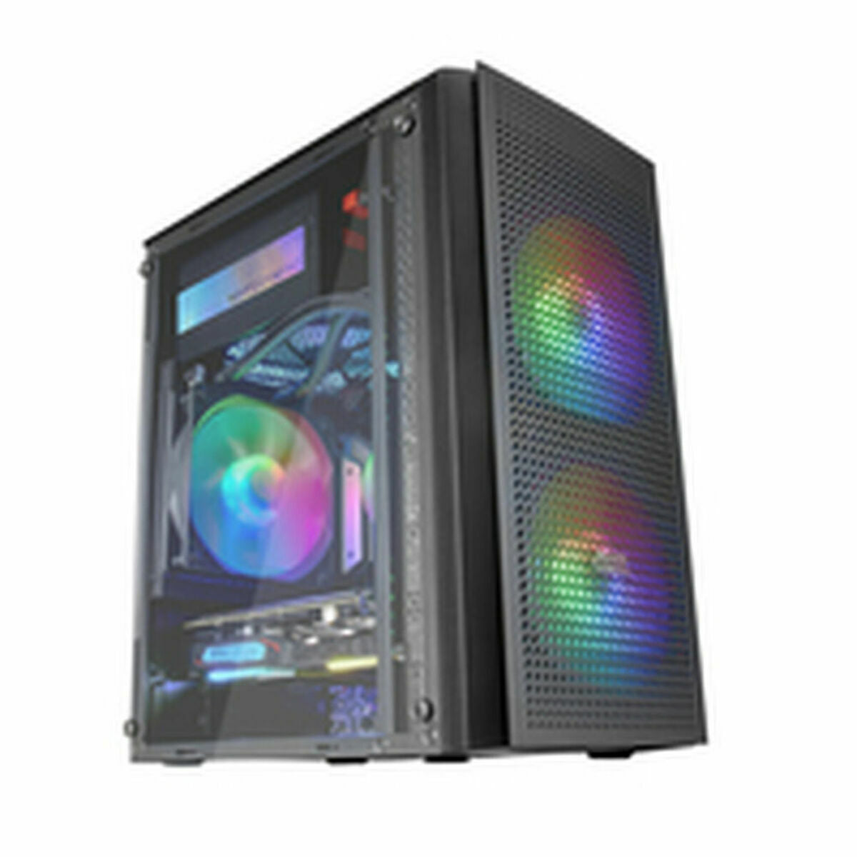 ATX Semi-tower Box Mars Gaming MC300 Black LED RGB RGB mATX