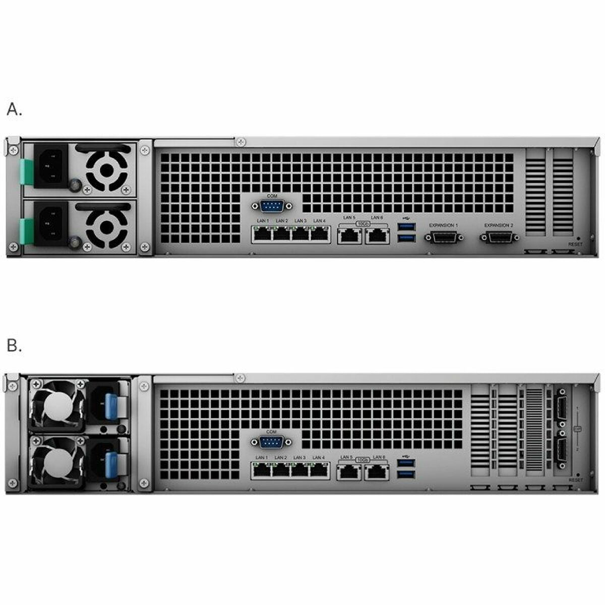 NAS Network Storage Synology RS3621XS Octa Core Black