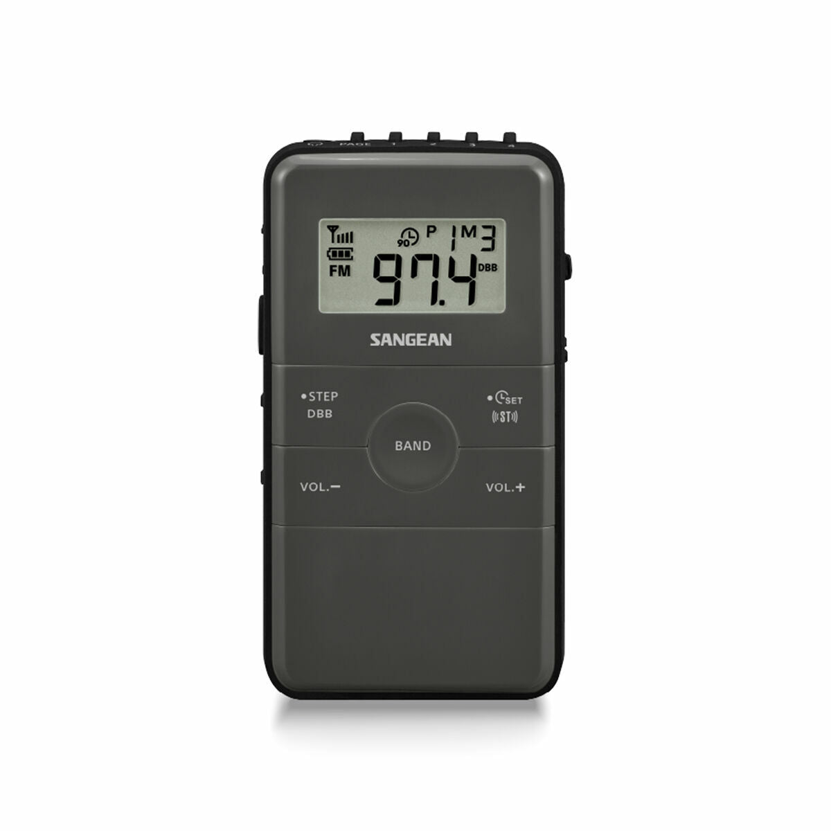 Portable Digital Radio Sangean Black AM/FM Rechargeable
