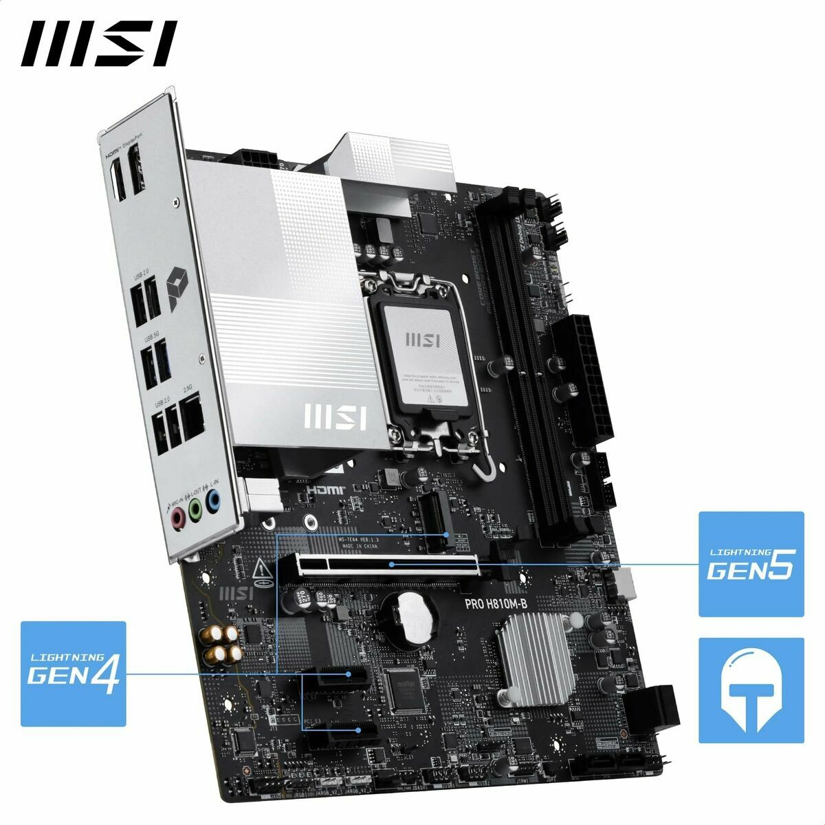 Motherboard MSI PRO H810M-B LGA 1851
