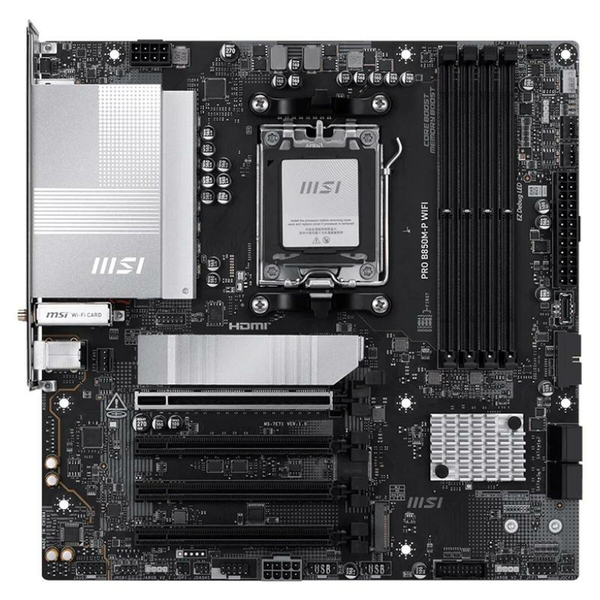 Motherboard MSI PRO B850M-P WIFI AMD AM5