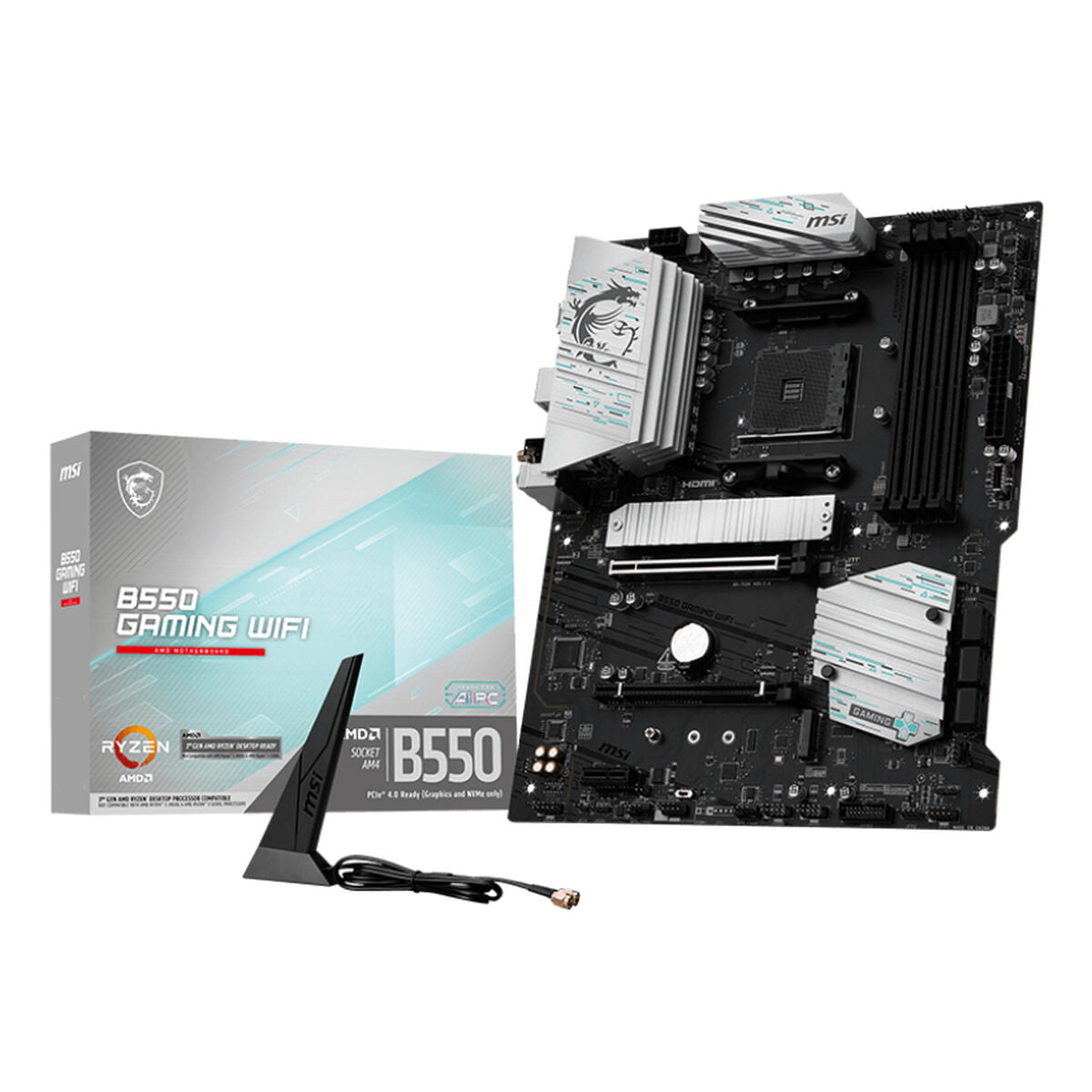 Motherboard MSI B550 AMD AM4 AMD B550 AMD