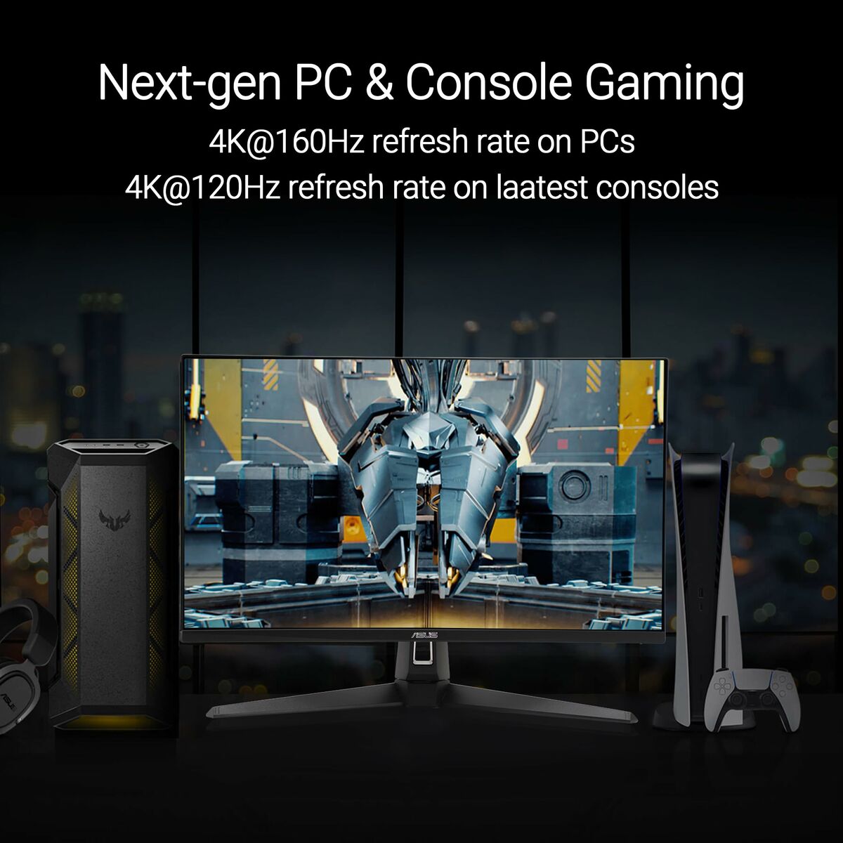 Gaming Monitor Asus 90LM0AR0-B01371 27" 4K Ultra HD