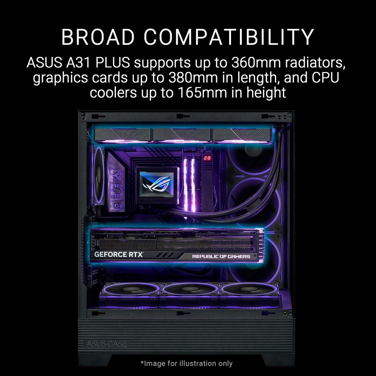 ATX Semi-tower Box Asus 90DC00R0-B19000 Black