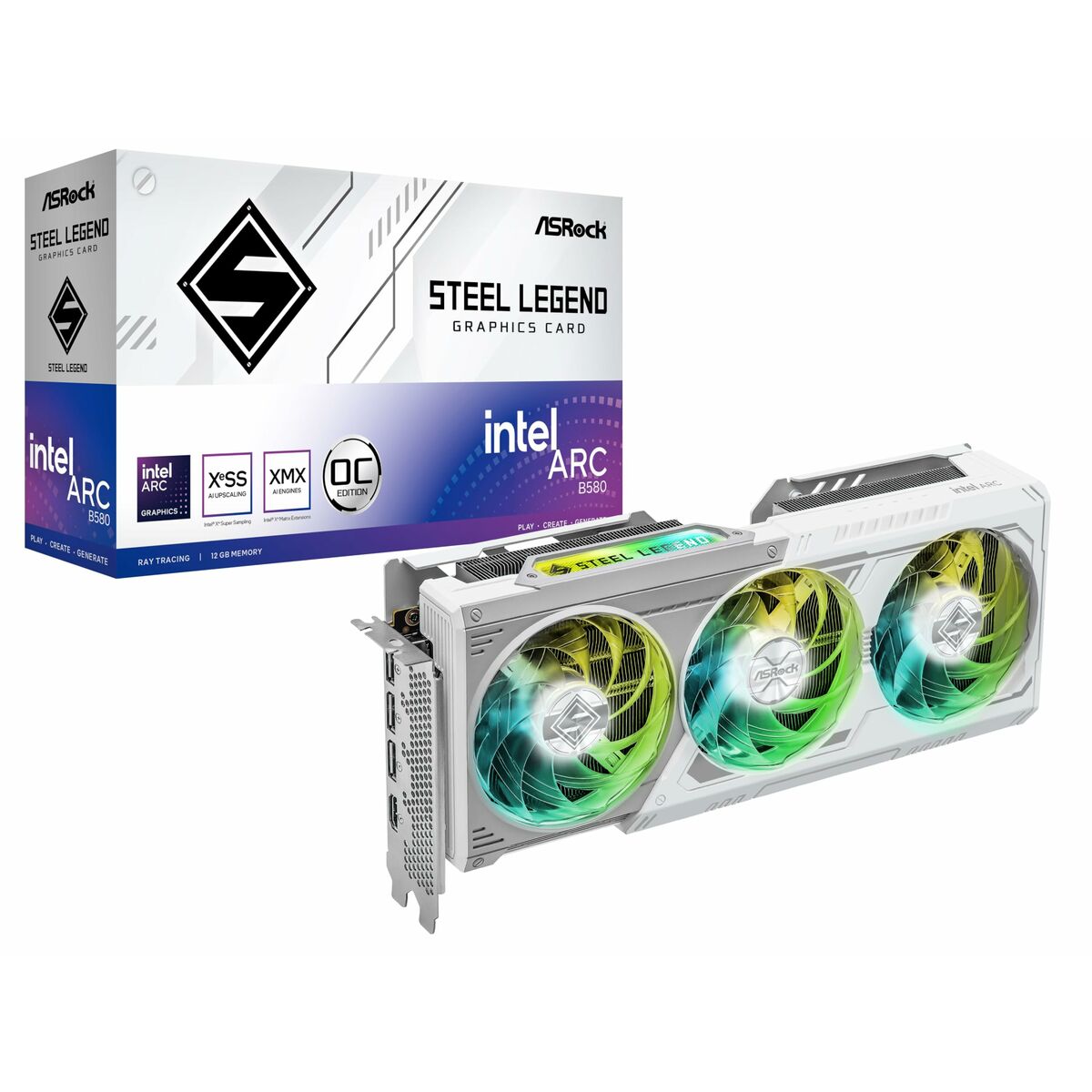 Graphics card ASRock B580 SL 12GO 12 GB GDDR6