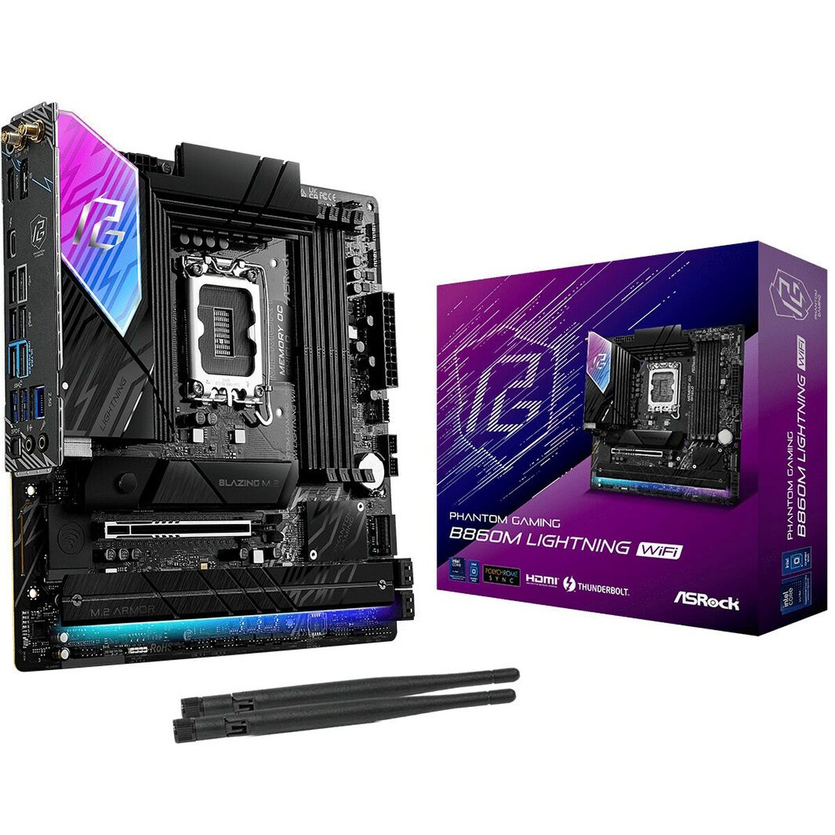 Motherboard ASRock B860M Lightning WiFi Intel B860