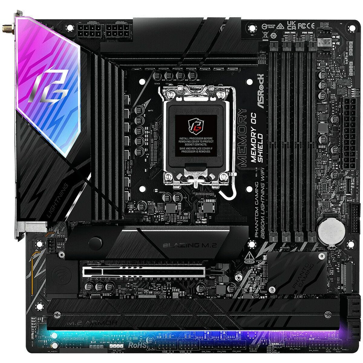 Motherboard ASRock B860M Lightning WiFi Intel B860