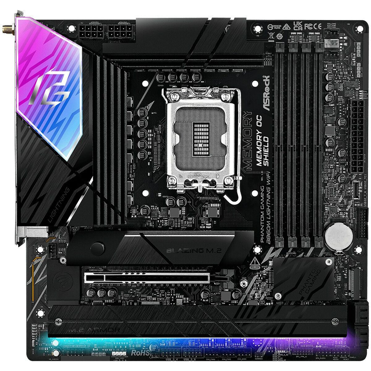 Motherboard ASRock B860M Lightning WiFi Intel B860