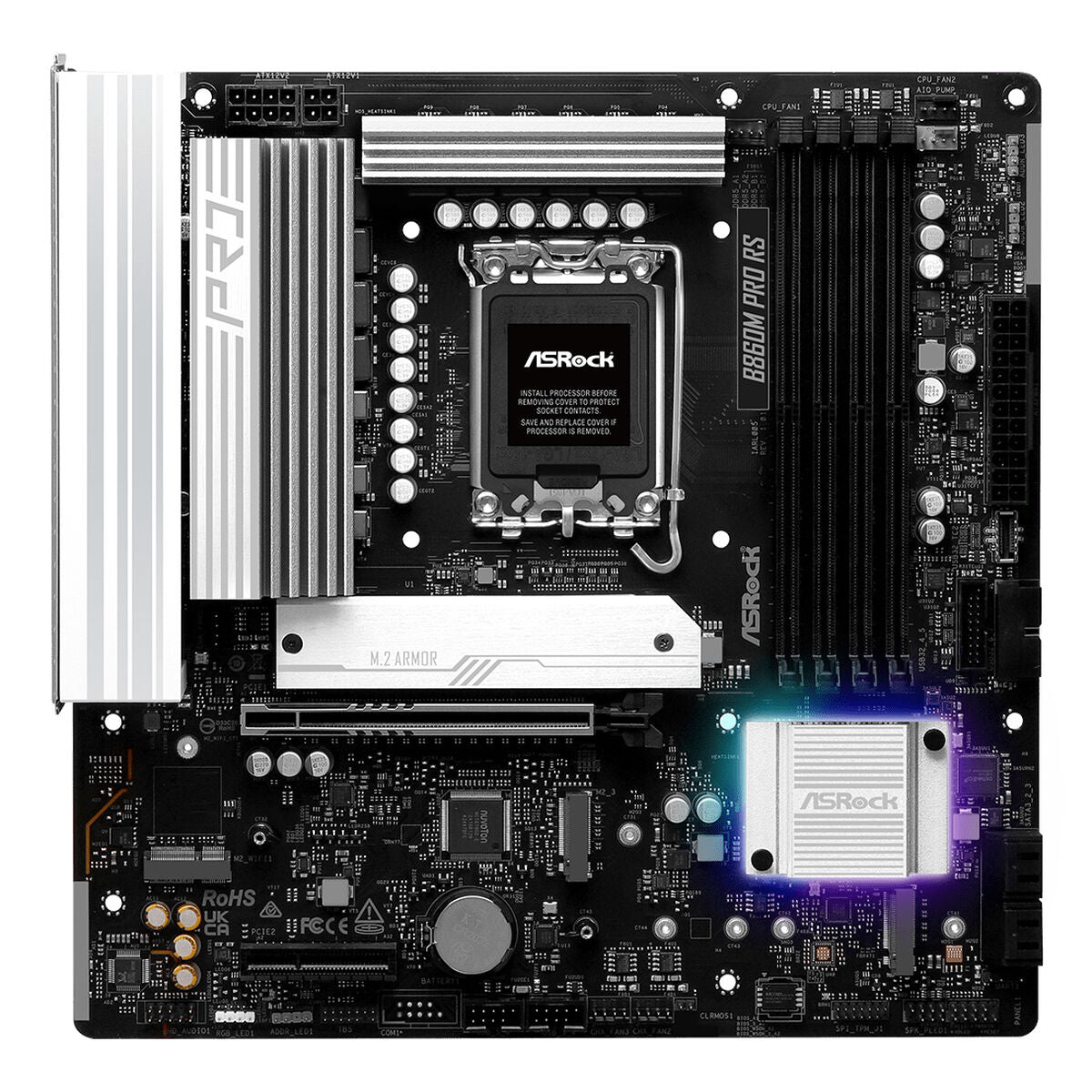 Motherboard ASRock B860M Pro RS Intel B860 LGA 1851